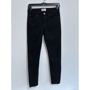 Acne Studios Skin 5 Night Stretch Jeans‎ Size W27 L32 Black Skinny
